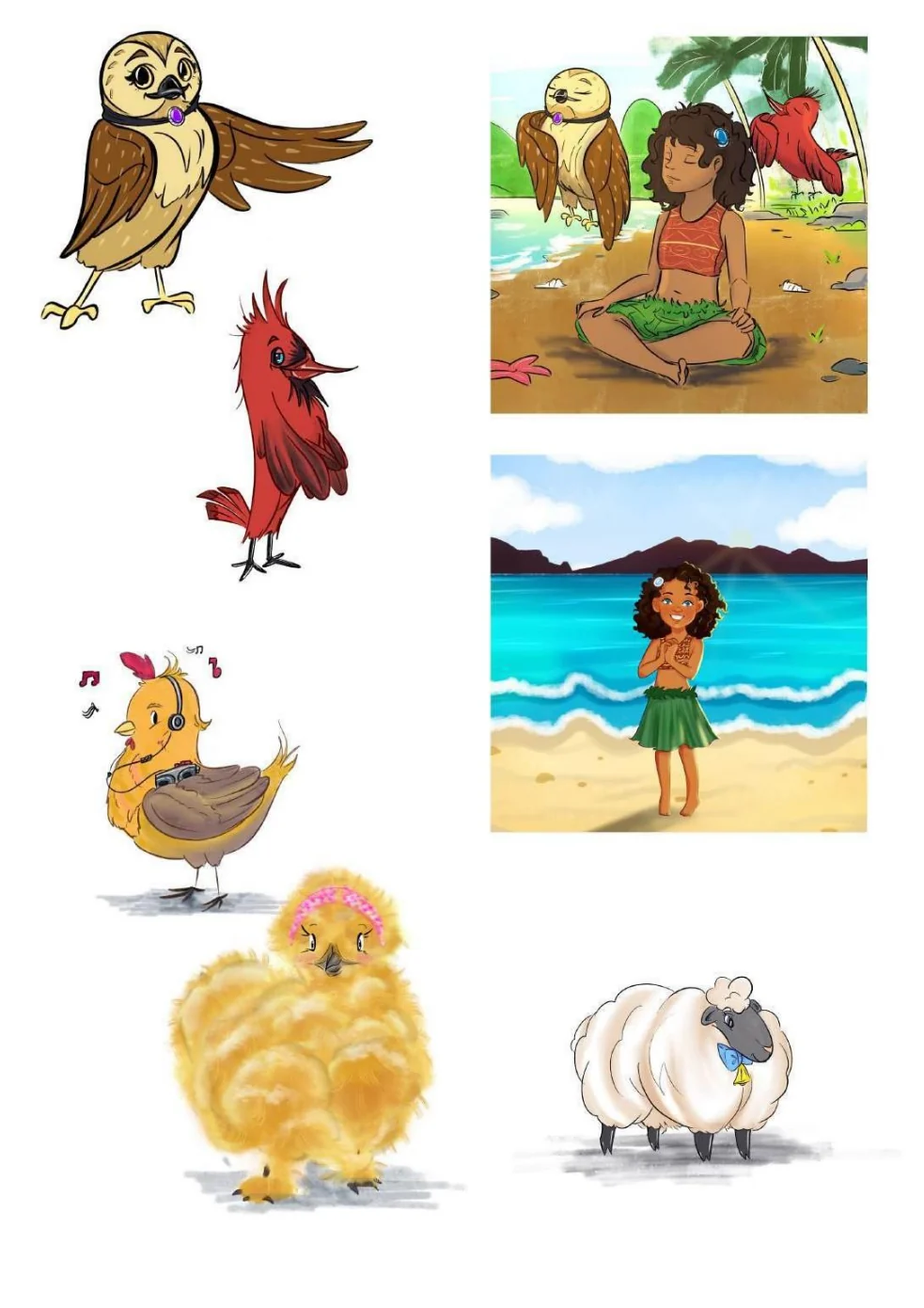 Rosewood book illustration portfolio sample 125