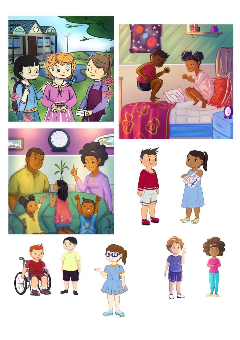 Rosewood book illustration portfolio sample 127